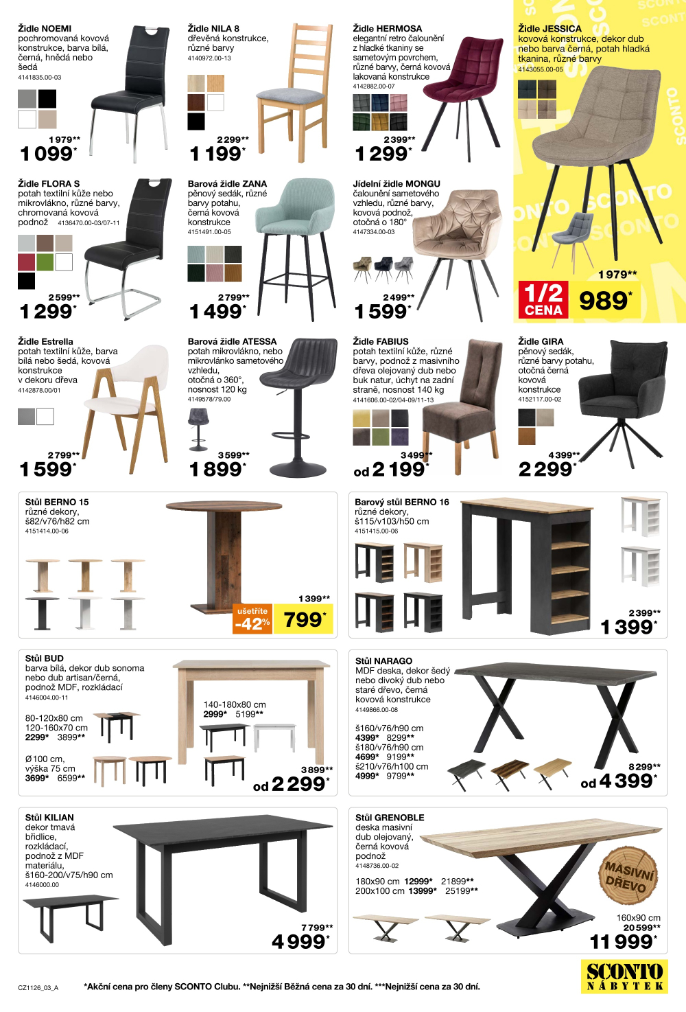 Leták SCONTO Nábytek leták - strana 3