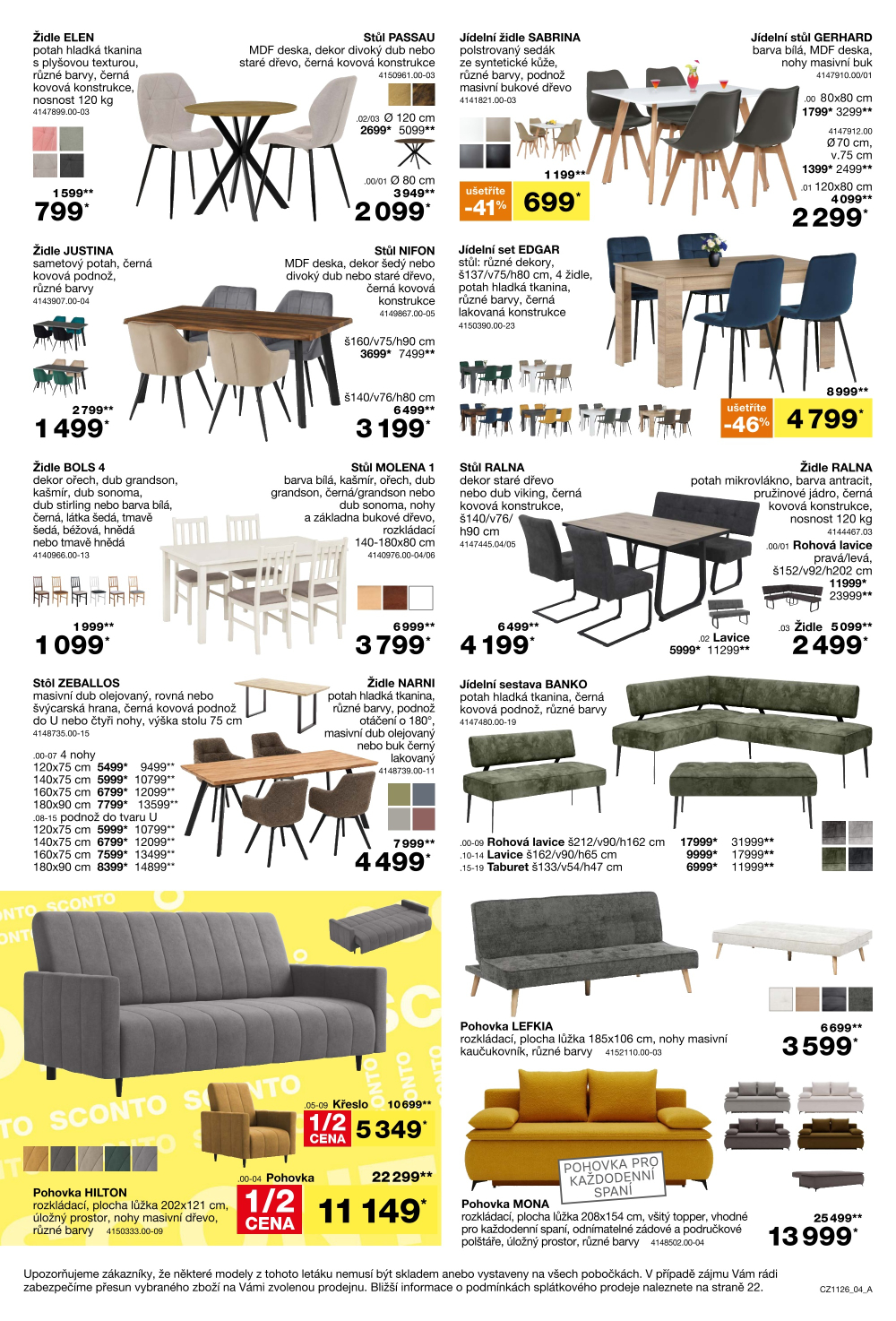 Leták SCONTO Nábytek leták - strana 4