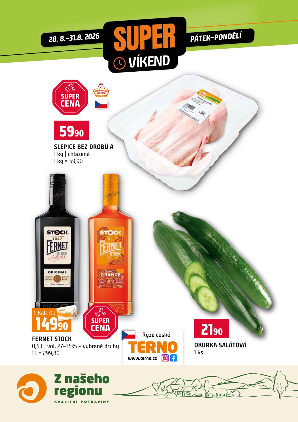 Leták Terno leták - Víkendovka - strana 1