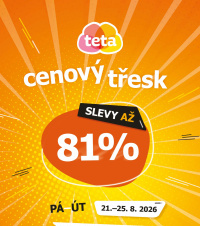 Akční leták Teta drogerie - Cenový třesk