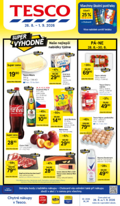 Tesco hypermarket leták