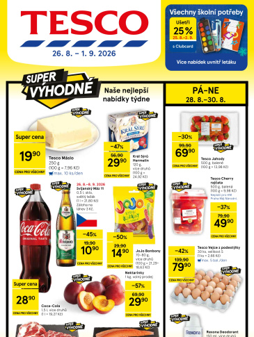 Tesco hypermarket leták