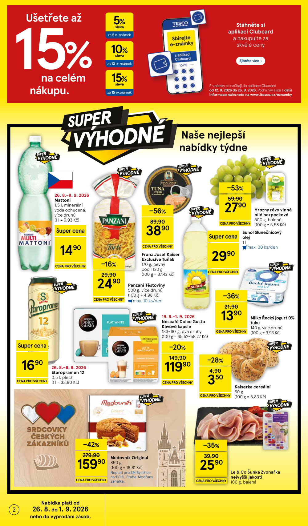 Leták Tesco supermarket leták - strana 2