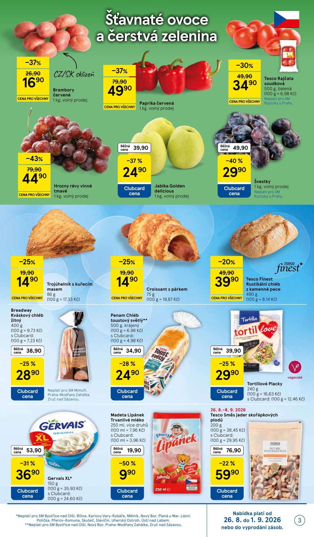 Leták Tesco supermarket leták - strana 3