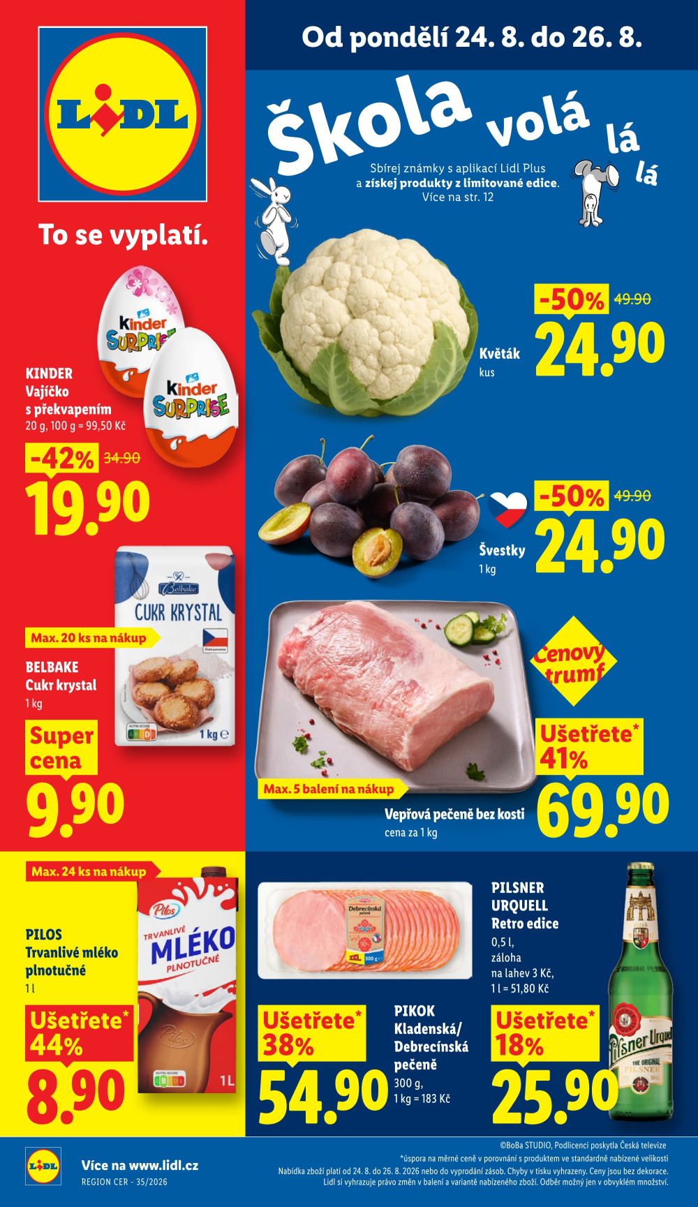 Leták Lidl leták od pondělí - strana 1