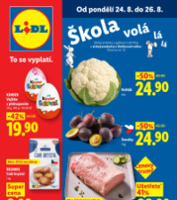 Akční leták Lidl  od pondělí