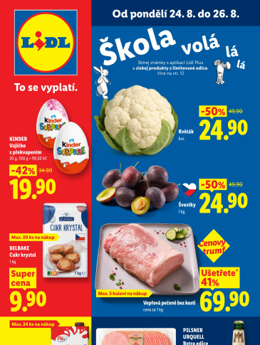 Lidl leták od pondělí