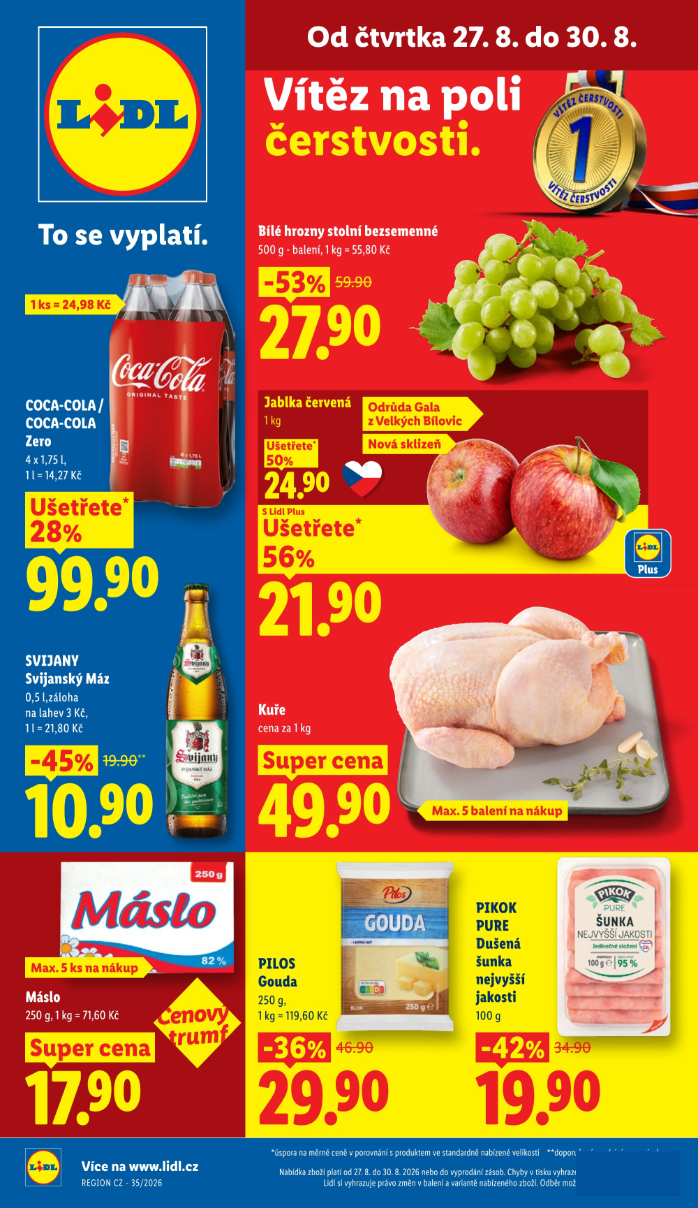 Leták Lidl leták od čtvrtka - strana 1