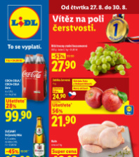 Akční leták Lidl  od čtvrtka