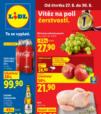 Akční leták Lidl  od čtvrtka