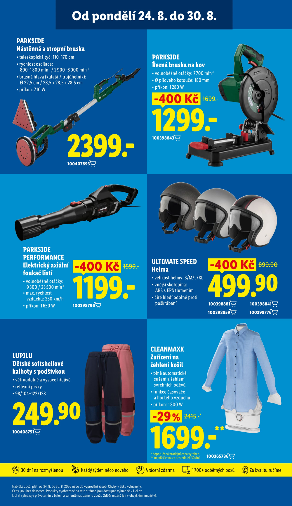 Leták Lidl leták - Nabídka spotřebního zboží - strana 33