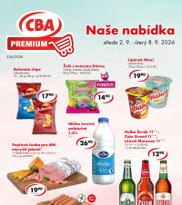 Akční leták CBA Premium 