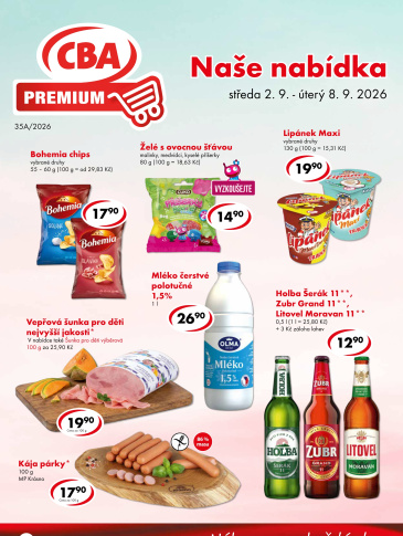 CBA Premium leták