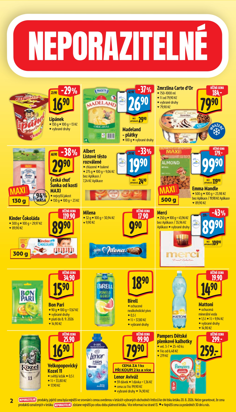 Leták Albert Supermarket leták - Praha 2, Vinohradský pavilon - strana 6