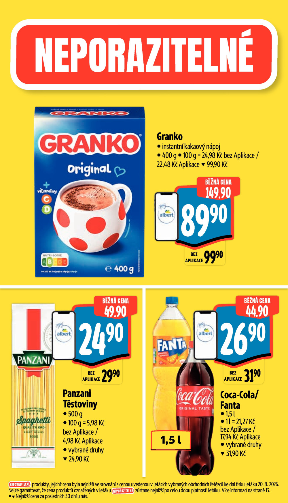 Leták Albert Supermarket leták - Praha 2, Vinohradský pavilon - strana 5