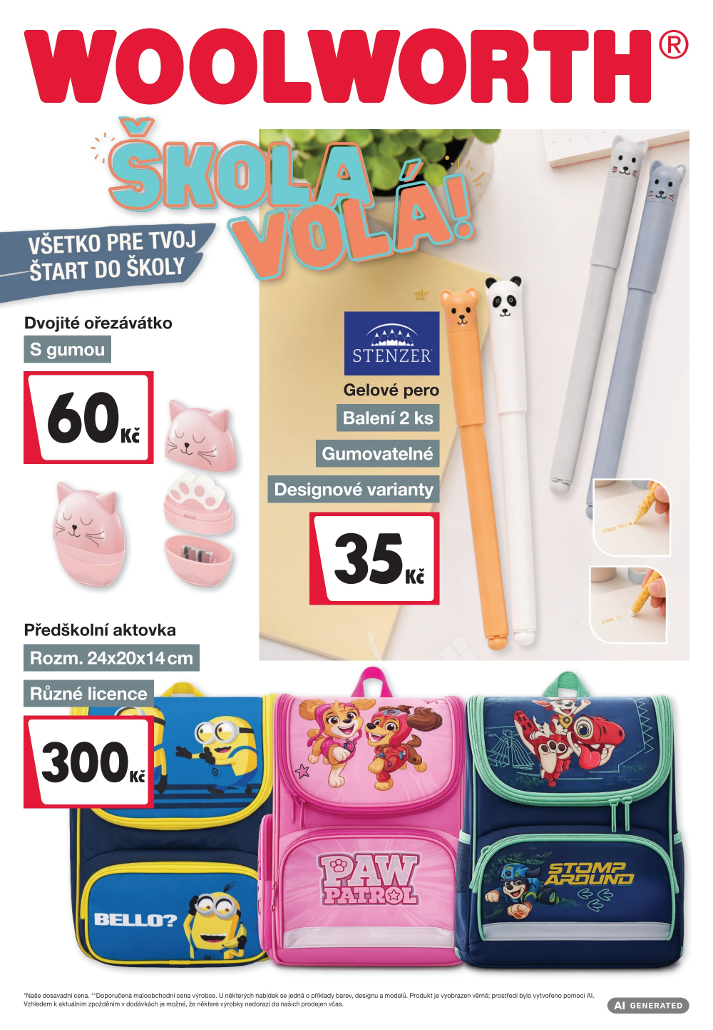 Leták Woolworth leták - Škola volá! - strana 1