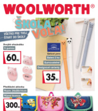 Woolworth leták - Škola volá!