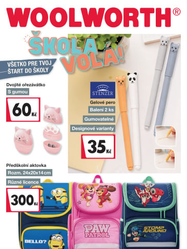 Woolworth leták - Škola volá!