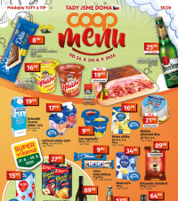 Akční leták COOP  - TIP a TUTY Menu