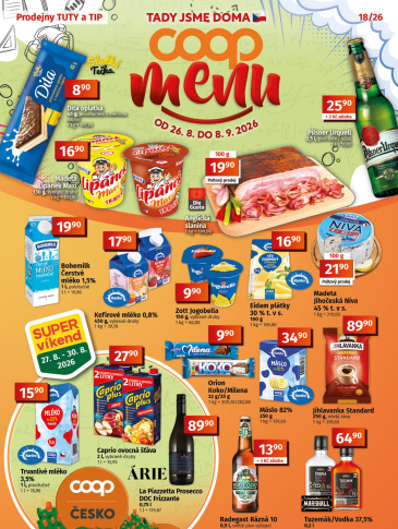 COOP leták - TIP a TUTY Menu