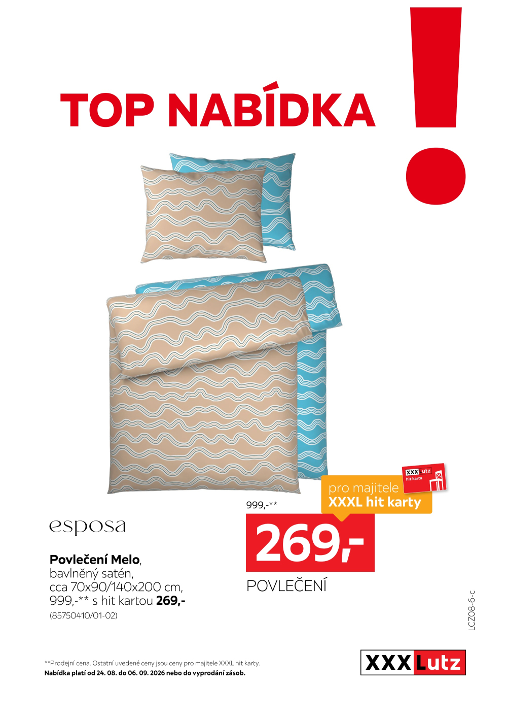 Leták XXXLutz leták - TOP nabídka Povlečení Melo - strana 1