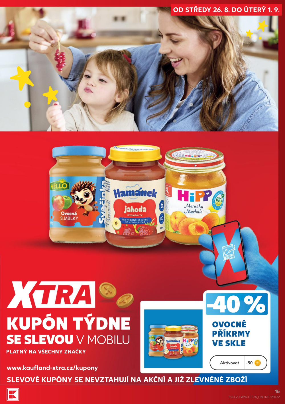 Leták Kaufland leták Praha 6 - Podbaba - strana 15