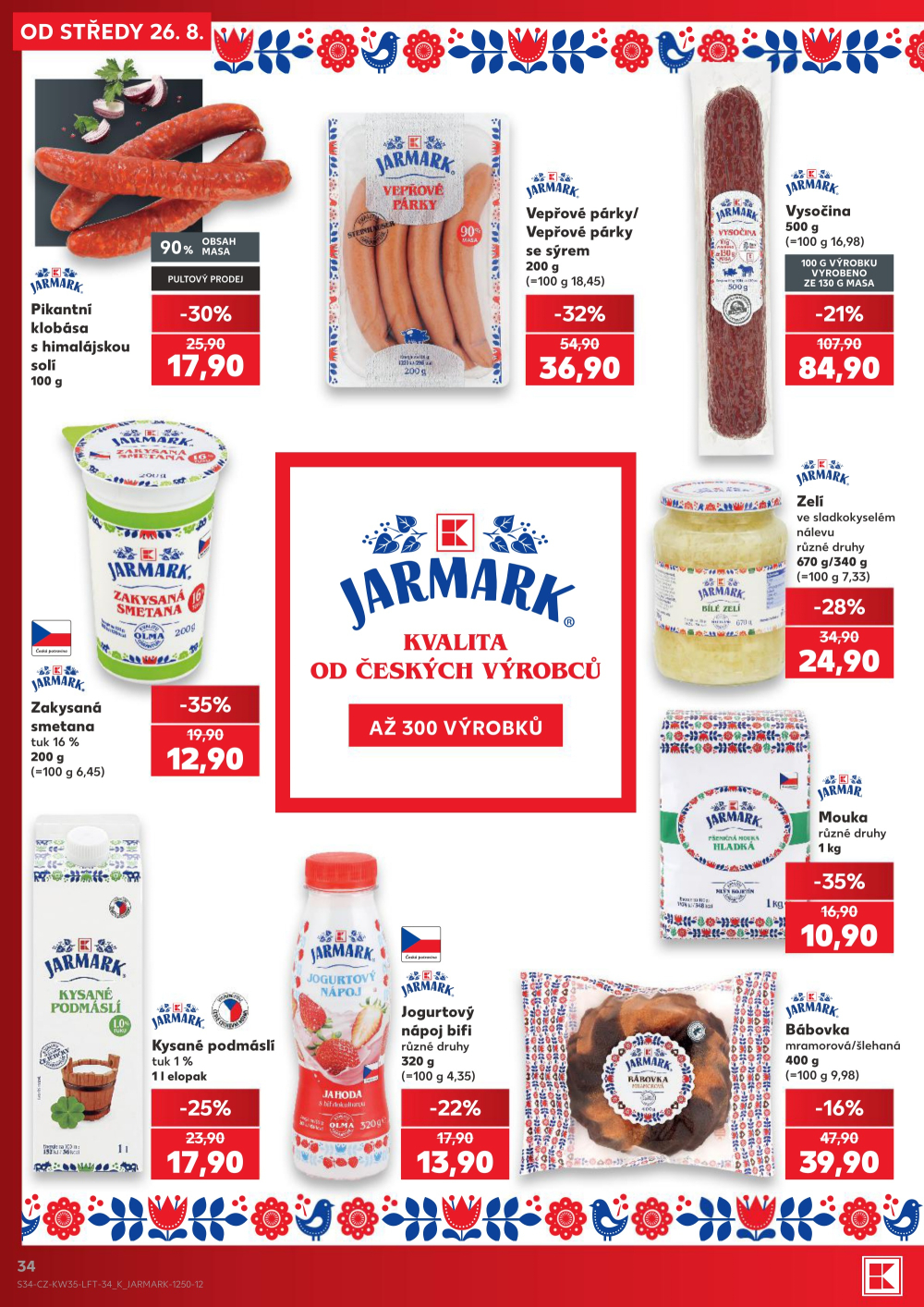 Leták Kaufland leták Praha 6 - Podbaba - strana 34