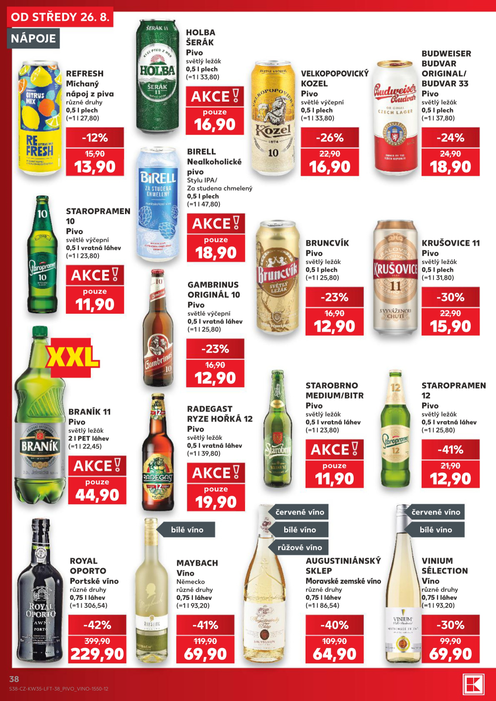 Leták Kaufland leták Praha 6 - Podbaba - strana 38