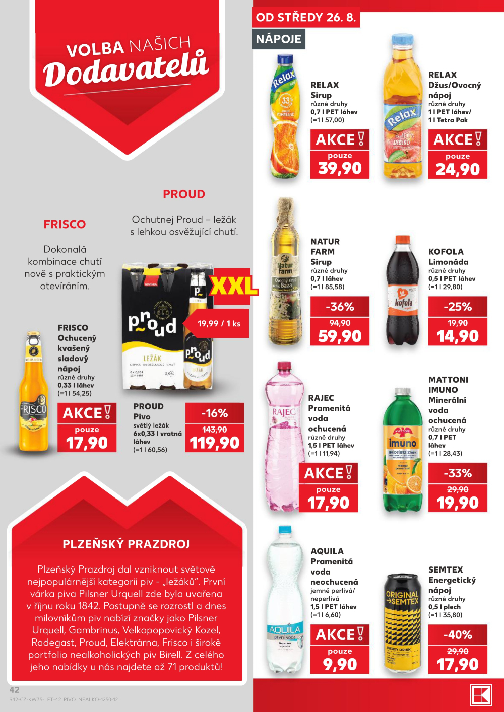 Leták Kaufland leták Praha 6 - Podbaba - strana 42