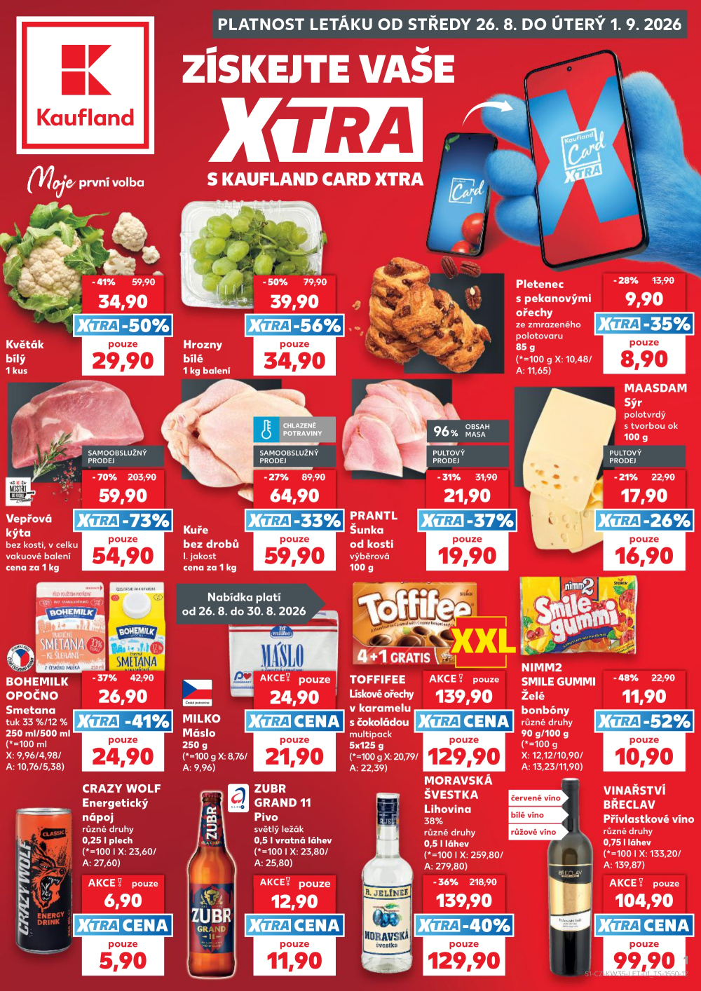 Leták Kaufland leták Praha 3 - Jarov - strana 1