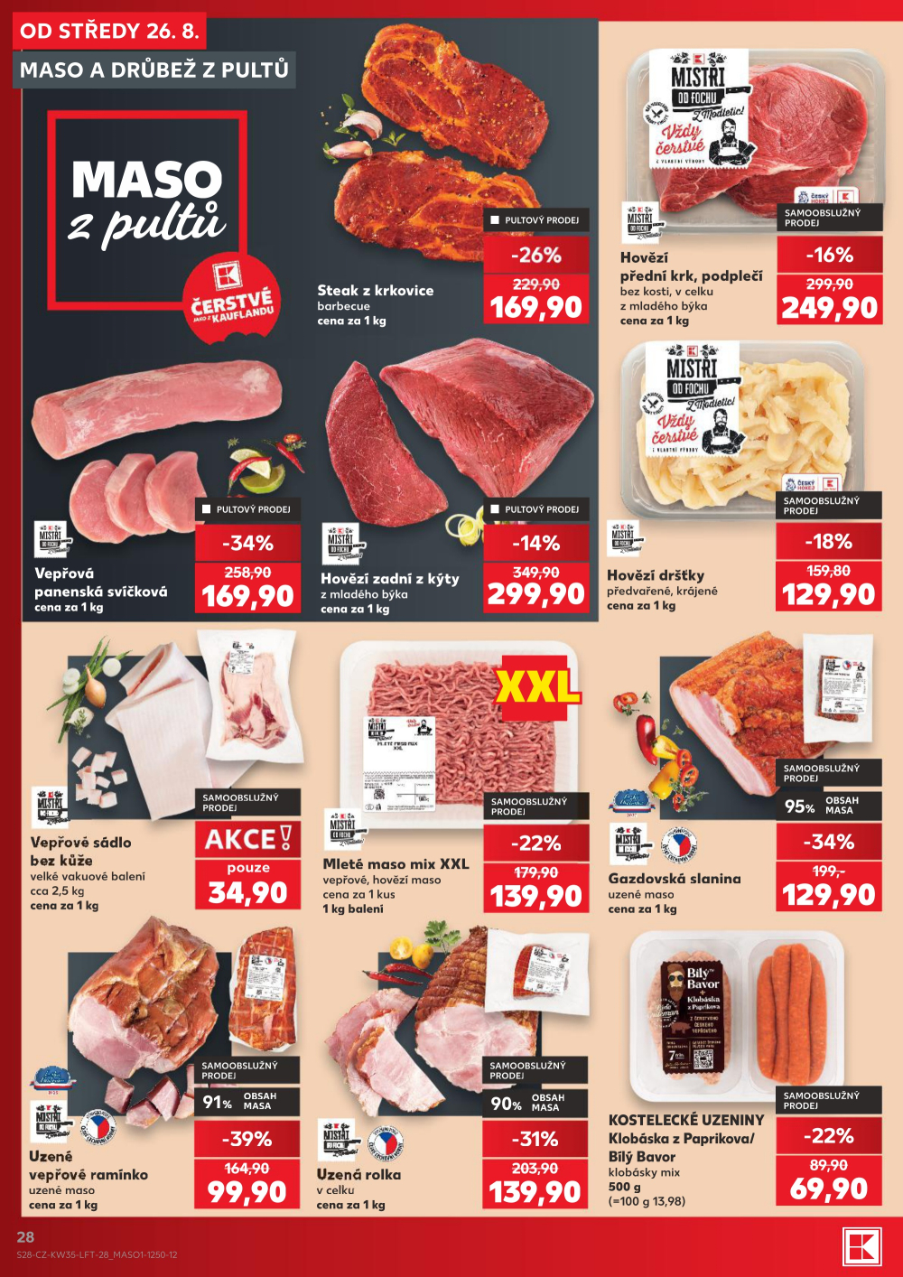 Leták Kaufland leták Dvůr Králové - strana 28