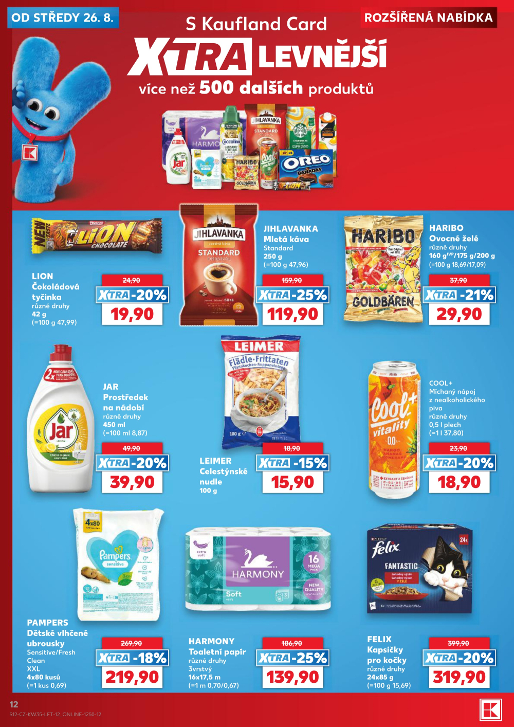 Leták Kaufland leták Praha 8 - Libeň - strana 12