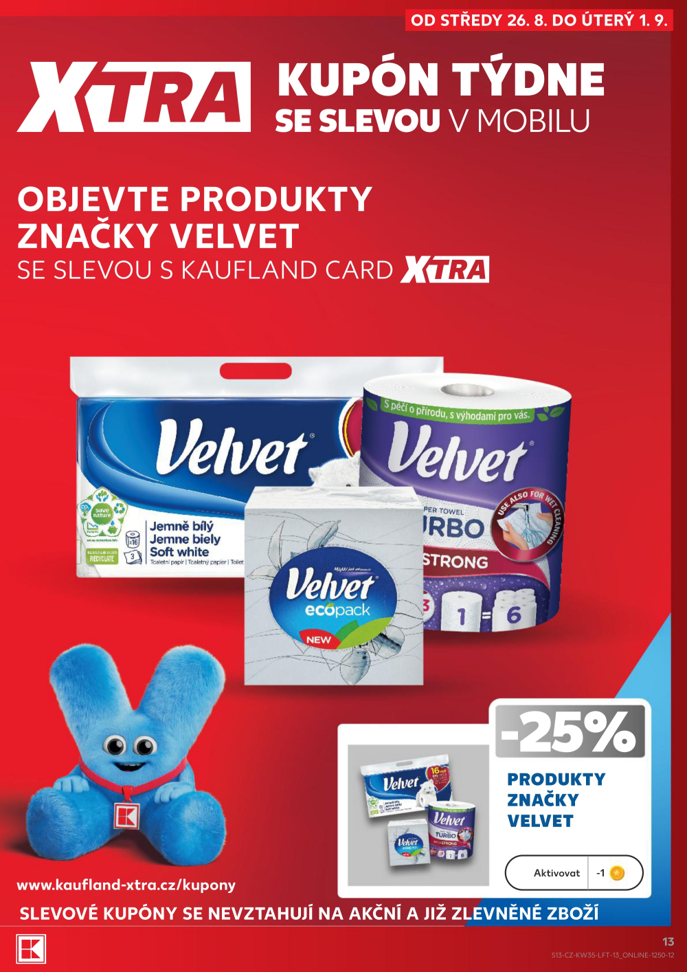 Leták Kaufland leták Praha 8 - Libeň - strana 13