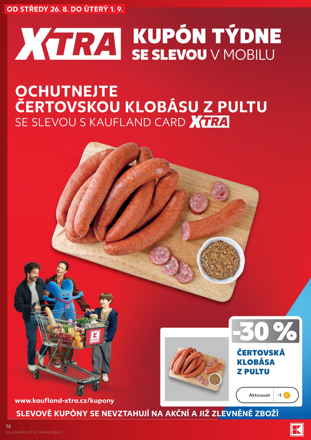 Leták Kaufland leták Praha 8 - Libeň - strana 16