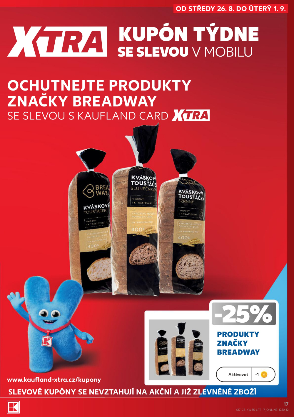 Leták Kaufland leták Praha 8 - Libeň - strana 17