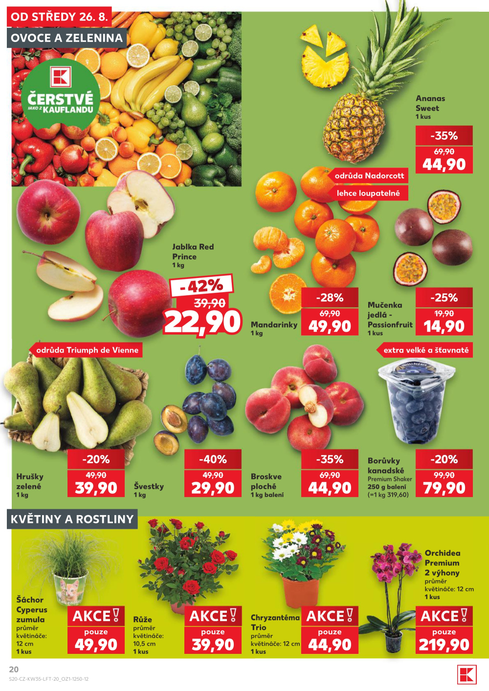 Leták Kaufland leták Praha 8 - Libeň - strana 20