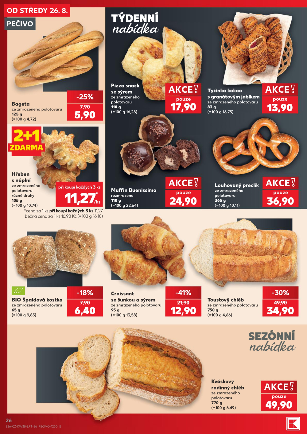 Leták Kaufland leták Praha 8 - Libeň - strana 26