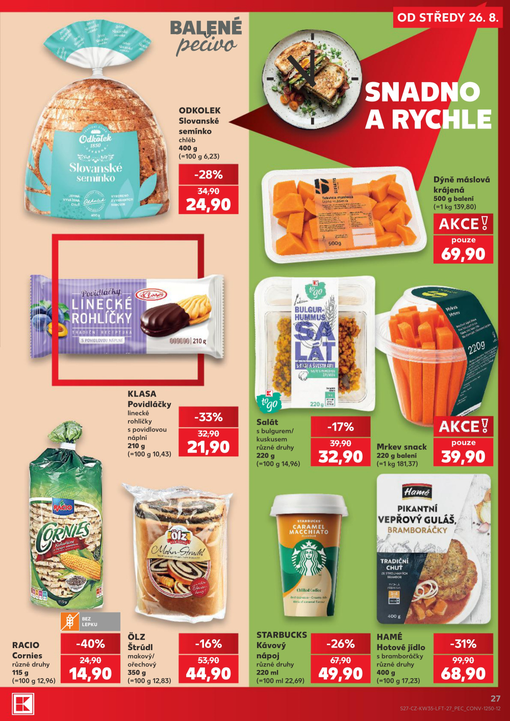 Leták Kaufland leták Praha 8 - Libeň - strana 27