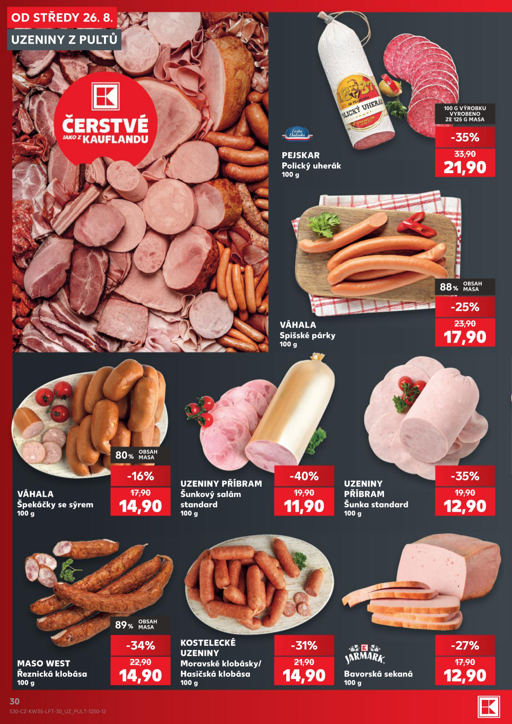 Leták Kaufland leták Praha 8 - Libeň - strana 30