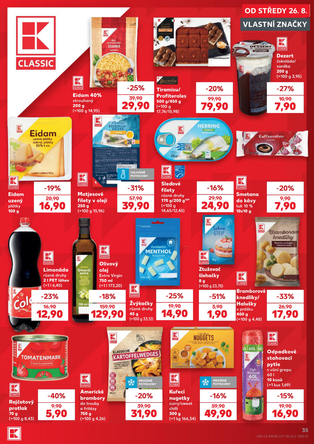 Leták Kaufland leták Praha 8 - Libeň - strana 35