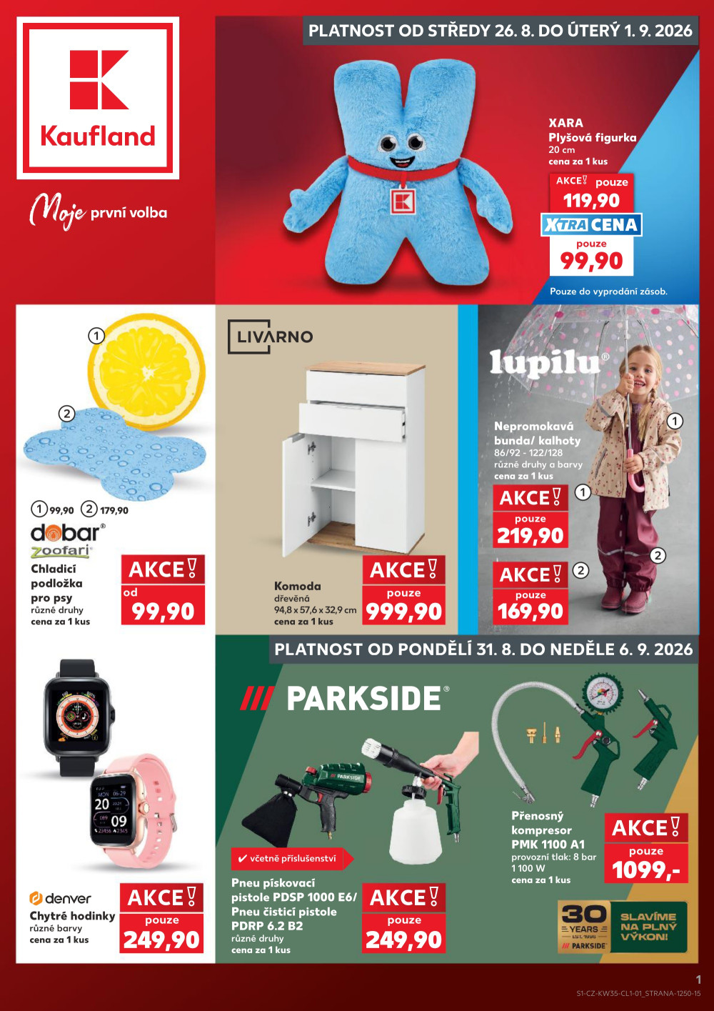 Leták Kaufland leták - Spotřební zboží - strana 1