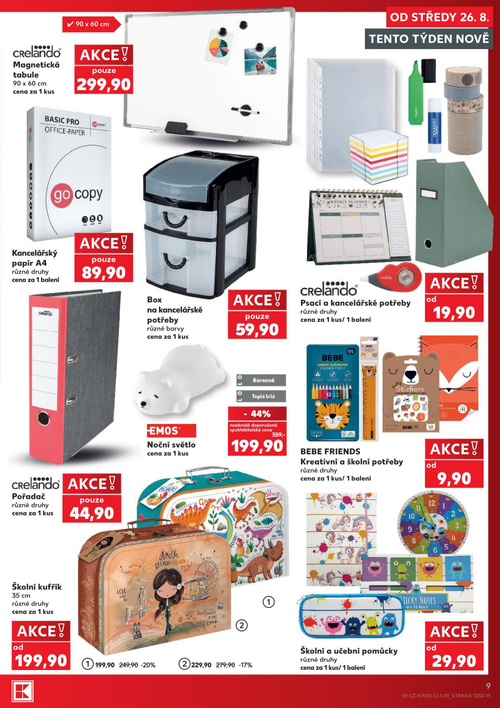 Leták Kaufland leták - Spotřební zboží - strana 9