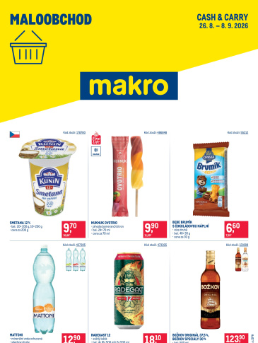 Makro leták - Maloobchod
