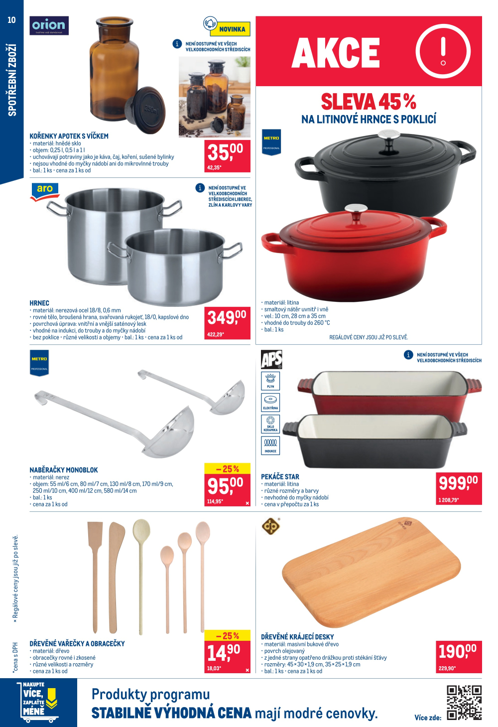 Leták Makro leták - Spotřební zboží, úklid, kosmetika a školní potřeby - strana 10