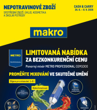 Akční leták Makro  - Spotřební zboží, úklid, kosmetika a školní potřeby