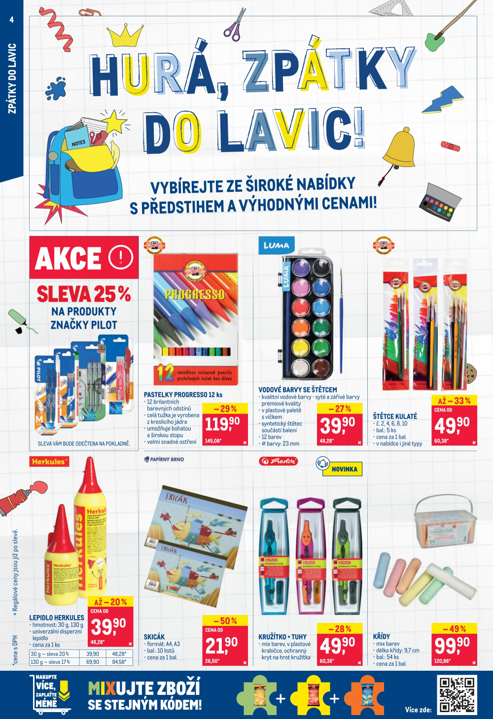 Leták Makro leták - Spotřební zboží, úklid, kosmetika a školní potřeby - strana 4