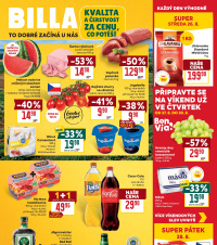Akční leták BILLA malý 