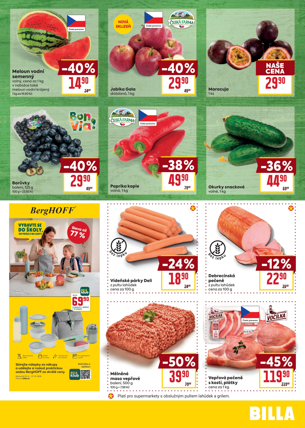 Leták BILLA malý leták - strana 3