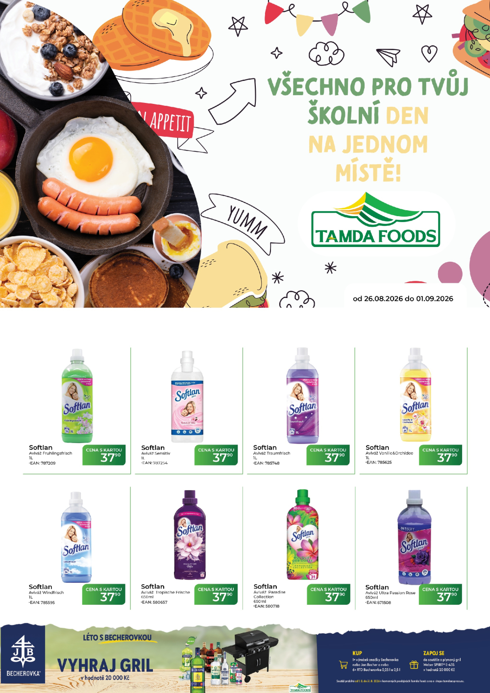 Leták TAMDA FOODS leták - strana 1