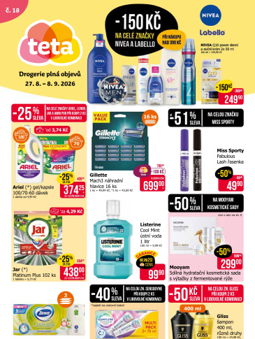 Teta drogerie leták